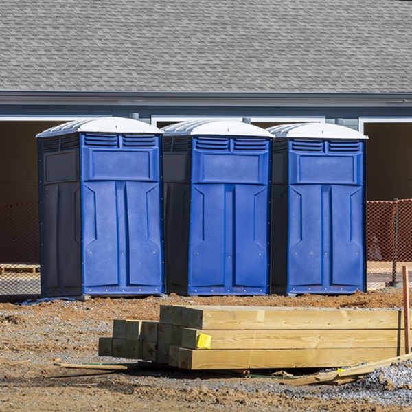 do you offer hand sanitizer dispensers inside the porta potties in Clearcreek